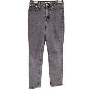 Madewell The Curvy Perfect Vintage Jean in Acid Wash Size 25 Gray Straight Leg